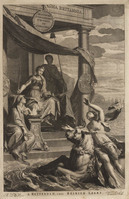 TvB G 3138
<br/>
Titelpagina bij de Larrey's "Histoire d'Angleterre, d' Ecosse et d' Irlande"
<br/>
<em>Vermeulen, Cornelis Martinus (1654/1657- 1708/09)</em>